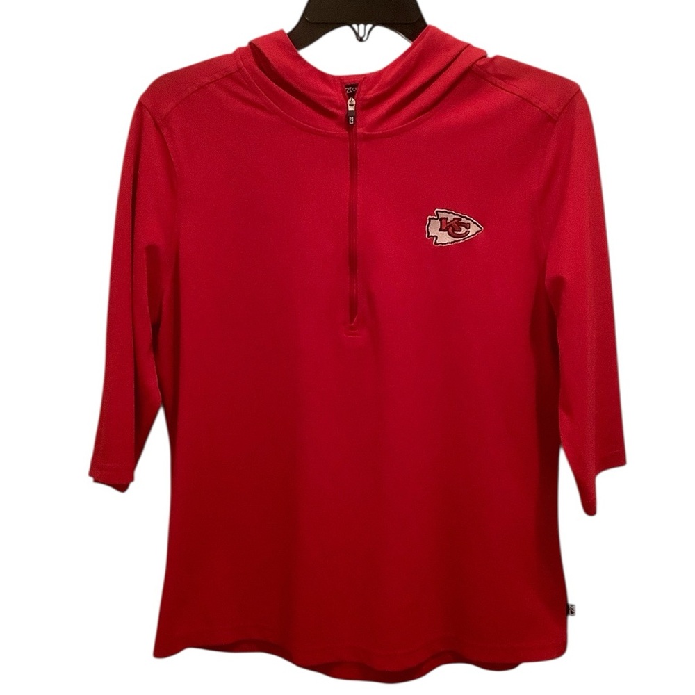 Cutter & Buck Red Kansas Ciry Chiefs Pullover